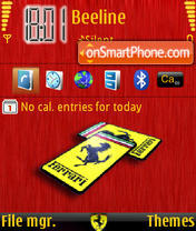 Ferrari Tablet theme screenshot
