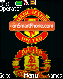 Скриншот темы Manchester United Animated