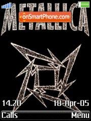 Скриншот темы Metallica Star