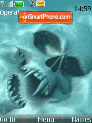 Animated Skull 01 theme screenshot