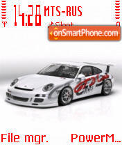 Porsche Carera gt3 es el tema de pantalla