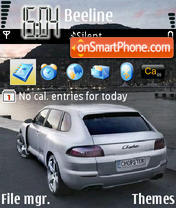 Porsche Cayenne Luxury Car theme screenshot