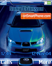 Capture d'écran Subaru thème