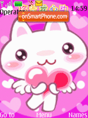 Kitten In Love Theme-Screenshot