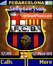 Скриншот темы FC Barcelona