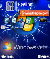 Скриншот темы Animated Vista