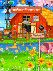 Happy Farm tema screenshot