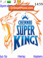 Capture d'écran Chennai Super Kings thème