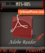 Adobe Read es el tema de pantalla