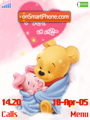 Pooh Piglet theme screenshot