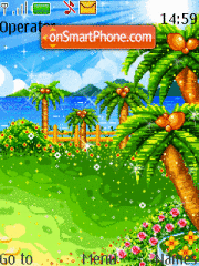 Paradies Island tema screenshot