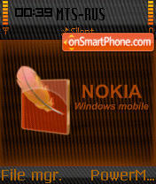 Capture d'écran Nokiawind thème