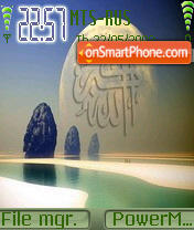Allaho Akbar1 tema screenshot