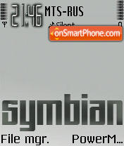 Capture d'écran Symbian 12 thème