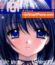 Capture d'écran Anime Girl thème