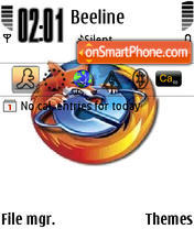 Скриншот темы Firefox Fight