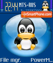Скриншот темы Linux