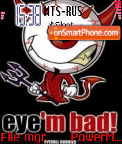 Eye'M Bad! es el tema de pantalla