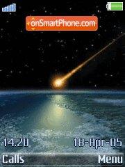 Capture d'écran Space Meteor thème