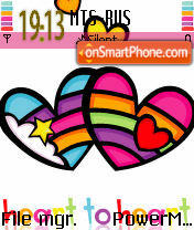 Heart 2 Heart es el tema de pantalla