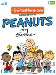 Capture d'écran Peanuts thème
