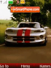 Speedin Car Animated tema screenshot