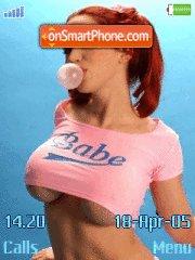 Capture d'écran Bubblegum Babe thème