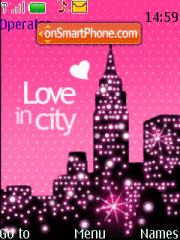 Capture d'écran Love City thème