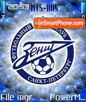 FC Zenit 01 theme screenshot