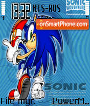 Скриншот темы Sonic