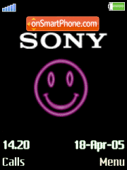 Animated Sony theme screenshot