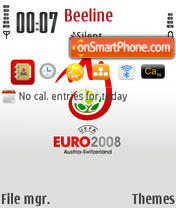 Capture d'écran Euro2008 thème