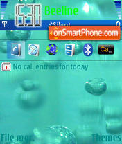 Capture d'écran Bubbles thème