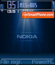 Capture d'écran Nokia Light 02 thème