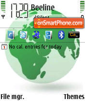 Green Earth theme screenshot