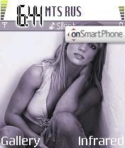 Скриншот темы Britney Spears 02