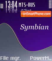 Capture d'écran Symbian thème