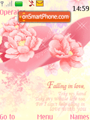 Falling In Love theme screenshot