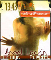 Angel Locsin theme screenshot
