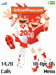 Portugal Euro 2008 theme screenshot