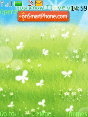 Скриншот темы Animated Grass