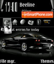 Ferrari 612 Scaglietti theme screenshot