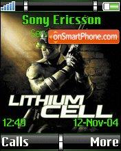 Lithium Cell tema screenshot