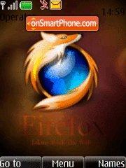 Firefox Mozilla es el tema de pantalla
