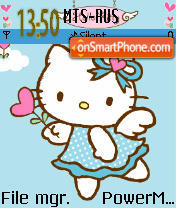 Angel Hello Kitty tema screenshot
