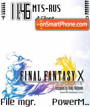 Скриншот темы Final Fantasy