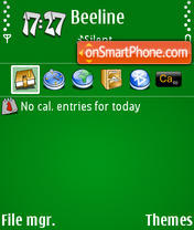 Green 08 theme screenshot