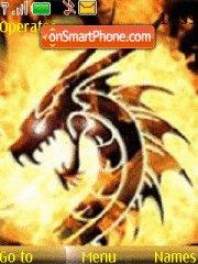 Fire Dragon theme screenshot