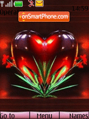 Capture d'écran Heart Animated thème