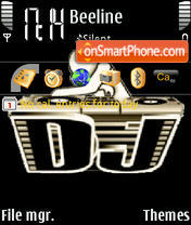 Dj Beats theme screenshot
